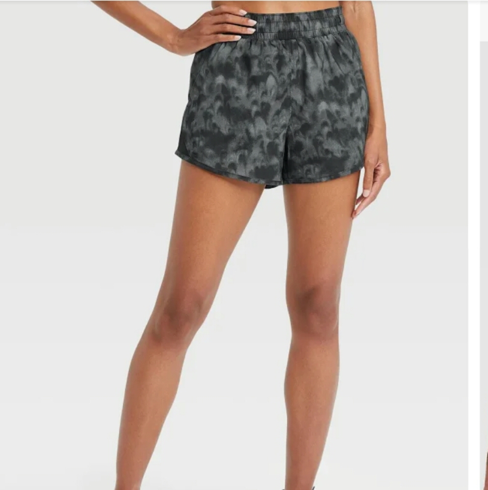 Running shorts in color dark gray wash